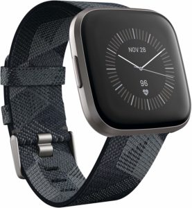 Fitbit Versa 2 Special Edition Health & Fitness Smartwatch with Heart Rate, Music, Alexa Built-in, Sleep & Swim Tracking, Smoke Woven/Mist Grey