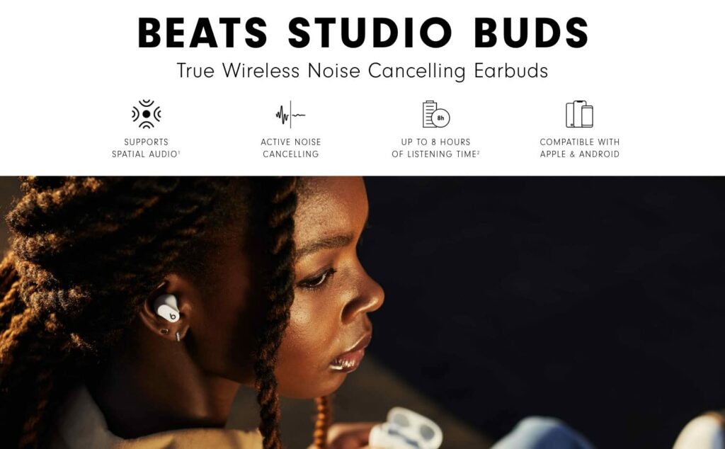 beats studio buds noise cancelling
