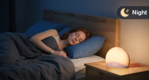 HOUSBAY Sunrise Alarm Clock, White Noise Sound Machine for Bedroom | Natural Wake-Up Light with Gentle Alarm Sounds, 20 Soothing Sleep Aids, Dimmable Display, Screen-Free Design - Pink