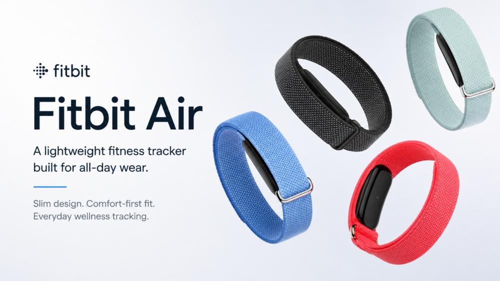 Google Fitbit Air Light on the Wrist, Big on Health Insights