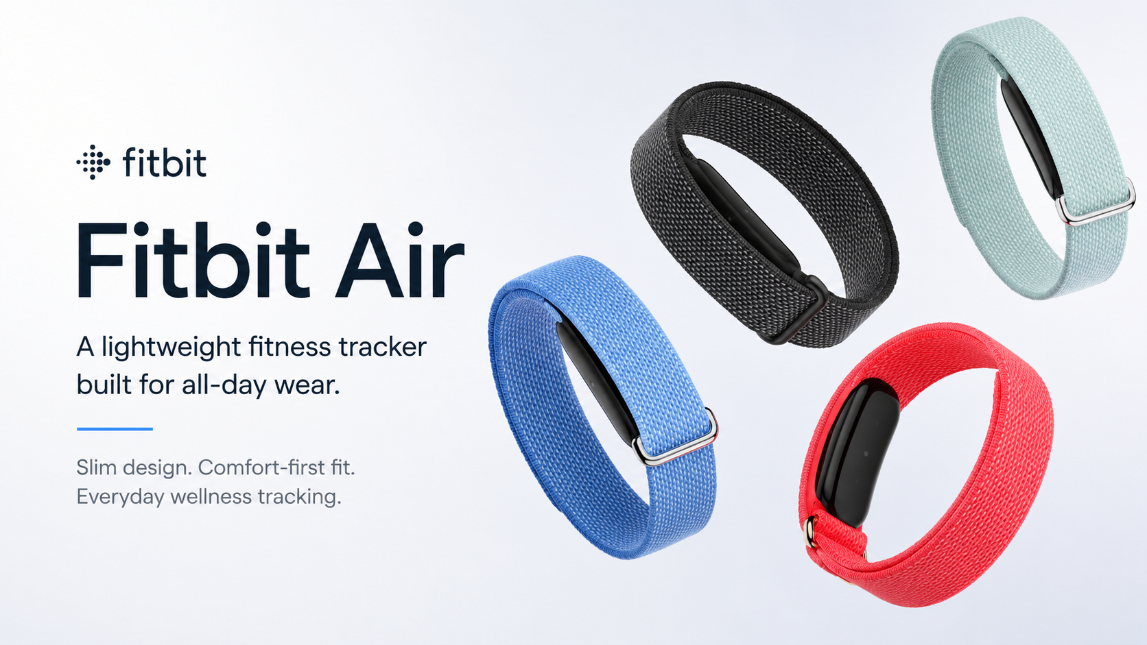 Google Fitbit Air Light on the Wrist, Big on Health Insights